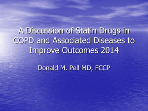 The Use of Statins in Respiratory Disease