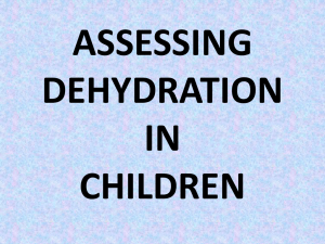 Dehydration in children-child health nursing ppt