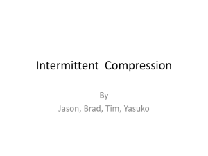 Intermittent Compression