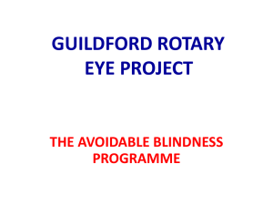 Guildford Rotary Eye Project Presentation