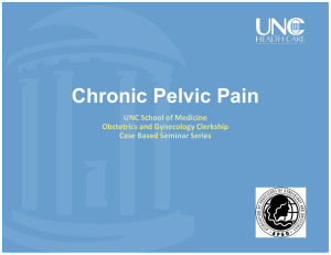 Chronic Pelvic Pain - School of Medicine