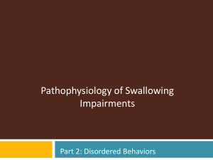 Abnormal Swallowing #2