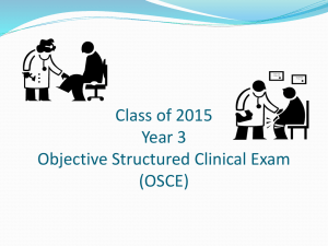 What is the OSCE?