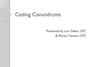 June 12, 2014 Coding Conundrums