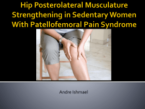 Hip Posterolateral Musculature Strengthening in