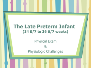 Late Preterm Infant