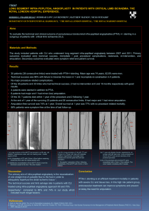 Long segment infra-popliteal angioplasty in patients with