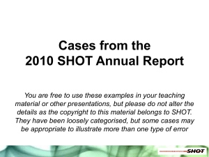 Cases from the 2010 Report