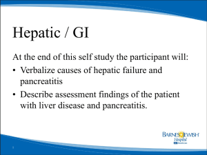 hepatic GI
