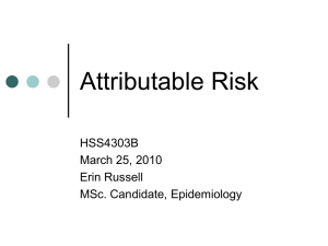 Attributable Risk