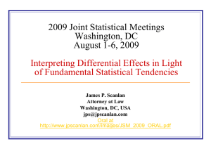 JSM 2009 PowerPoint Presentation
