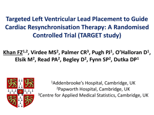 Targeted Left Ventricular Lead Placement to Guide Cardiac
