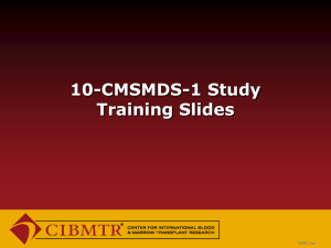 10-CMSMDS-1 training slides