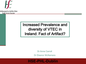 Irish VTEC Network 2012 Conference Presentation (size 726.5 KB)