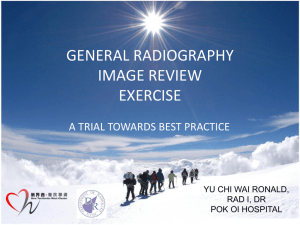 General Radiography Image Review Exercise