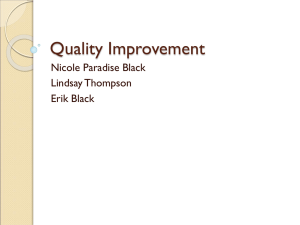 Quality Improvement - Pediatric Residency Program