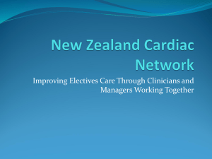 Improving electives care through clinicians and managers working