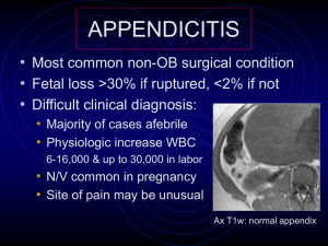 MR for Appendicitis in Pregnancy