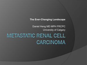 Metastatic Renal Cell Carcinoma
