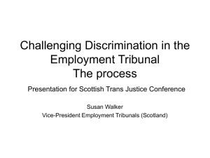 Employment Tribunals PowerPoint