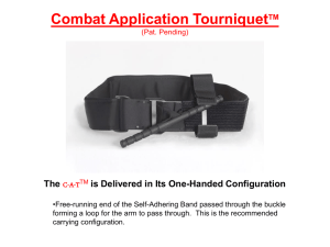 C.A.T. (Combat Application Tourniquet)