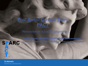 PACT St Michael`s Training PowerPoint