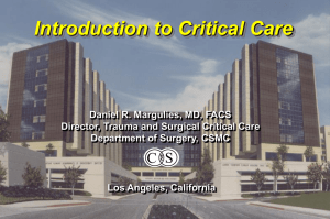 CONTROL OF CARDIAC OUTPUT - UCLA Department of Surgery