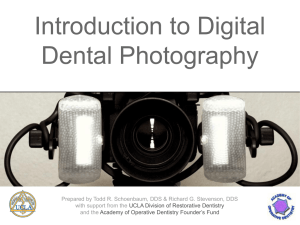 Introduction to Digital Dental Photography