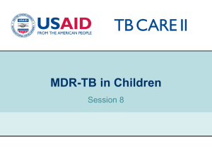 Session 8 Presentation - DR TB Training Network