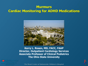 Cardiac Monitoring & ADHD - Scioto County Medical Society