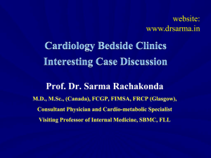 Cardiology Bedside Clinics Interesting Case Discussion