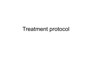 Treatment protocol
