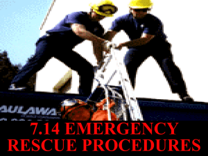 DESCRIBE the requirements for a confined space rescue