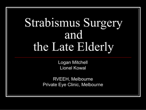 “Elderly” - who? - The Private Eye Clinic
