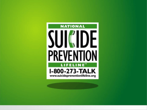 2 IR Presentation - Texas Suicide Prevention
