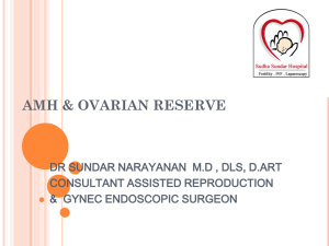 ovarian reserve - Nagercoil Obstetric and Gynaecological Society