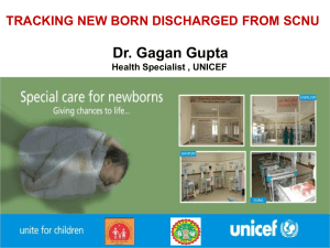 SCNU - Welcome to Special New Born Care Unit
