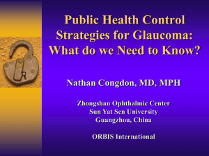 Prof Nathan Congdon_Overview of the Global Glaucoma Problem