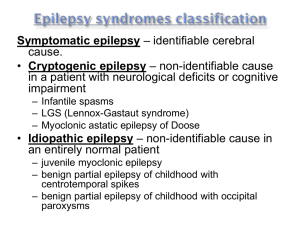 Epilepsy and LD 2 - Dr Oakarr