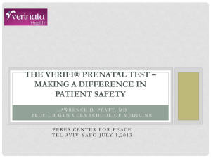 Non-Invasive Prenatal Testing