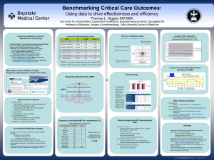 Benchmarking Critical Care Outcomes
