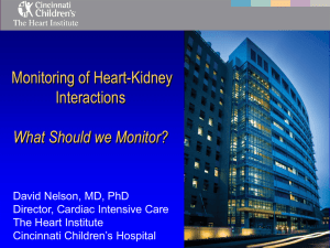 Monitoring Heart-Kidney Interactions