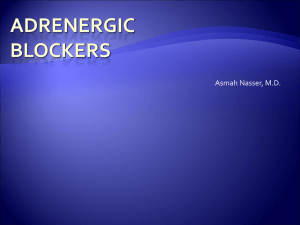 10. Adrenergic Blockers