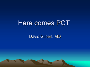 Here comes PCT