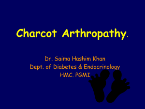 Charcot Arthropathy