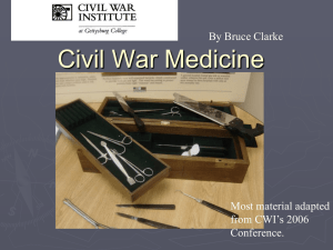 Civil War Medicine - Darien Public Schools