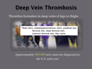 Deep Vein Thrombosis - Stony Brook Medicine