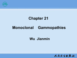 monoclonal gammopathy