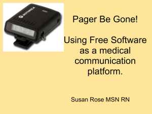 Pager Be Gone! - Street Smart Nursing