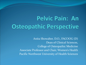 Pelvic Pain: An Osteopathic Perspective